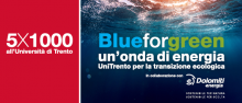 Un'immagine della campagna BlueforGreen