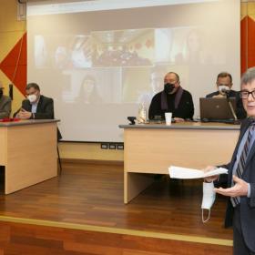La presentazione dell'accordo per il corso di laurea part-time (Foto ©UniTrento ph. Federico Nardelli)