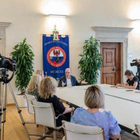 Conferenza stampa in Rettorato ©UniTrento ph. Pierluigi Cattani Faggion