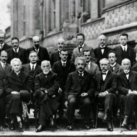 La foto originale di Solvay 1927