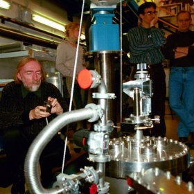 Kip Thorne al Dipartimento di Fisica, laboratorio di Gravitazione sperimentale ©RobertoBernardinatti