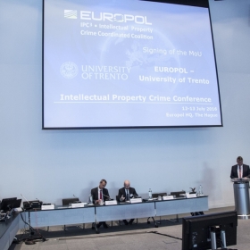 Un momento dei lavori dell'Intellectual Property Crime Coordinated Coalition ©Europol