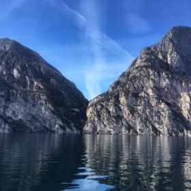 Vie of Lake Garda from the monitoring boat ©Francesco Lanzillo