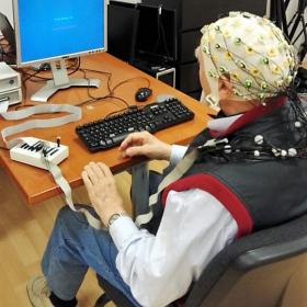un esperimento EEG al CIMeC ©UniTrento