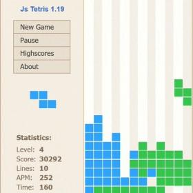 Il gioco del Tetris (Foto di Cezary Tomczak, Maxime Lorant - https://commons.wikimedia.org/wiki/File:Tetris_with_only_kinks.gif)